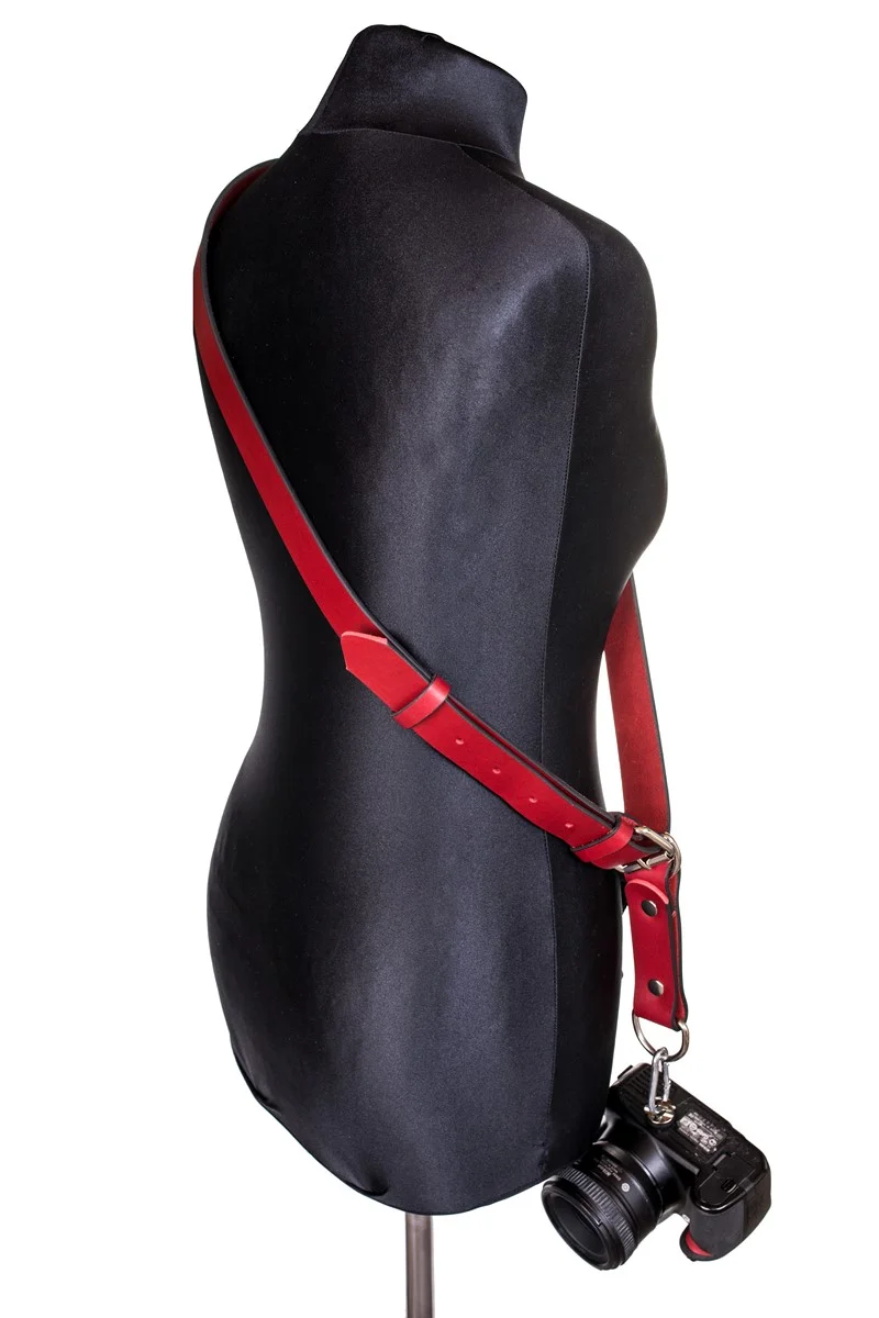 PAS NARAMIENNY FOTOGRAFICZNY ONE-BODY-SLIM CZERWONY - obrazek 8