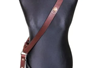 PAS NARAMIENNY FOTOGRAFICZNY ONE-BODY-SLIM BRĄZOWY - obrazek 5