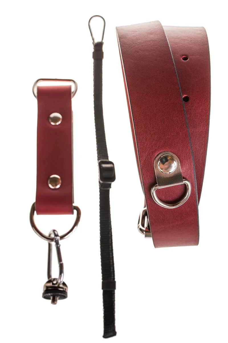 PAS NARAMIENNY FOTOGRAFICZNY ONE-BODY-SLIM CZERWONY - obrazek 2