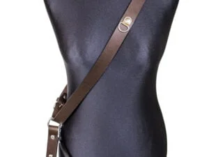PAS NARAMIENNY FOTOGRAFICZNY ONE-BODY-SLIM DARK CHOCOLATE - obrazek 5